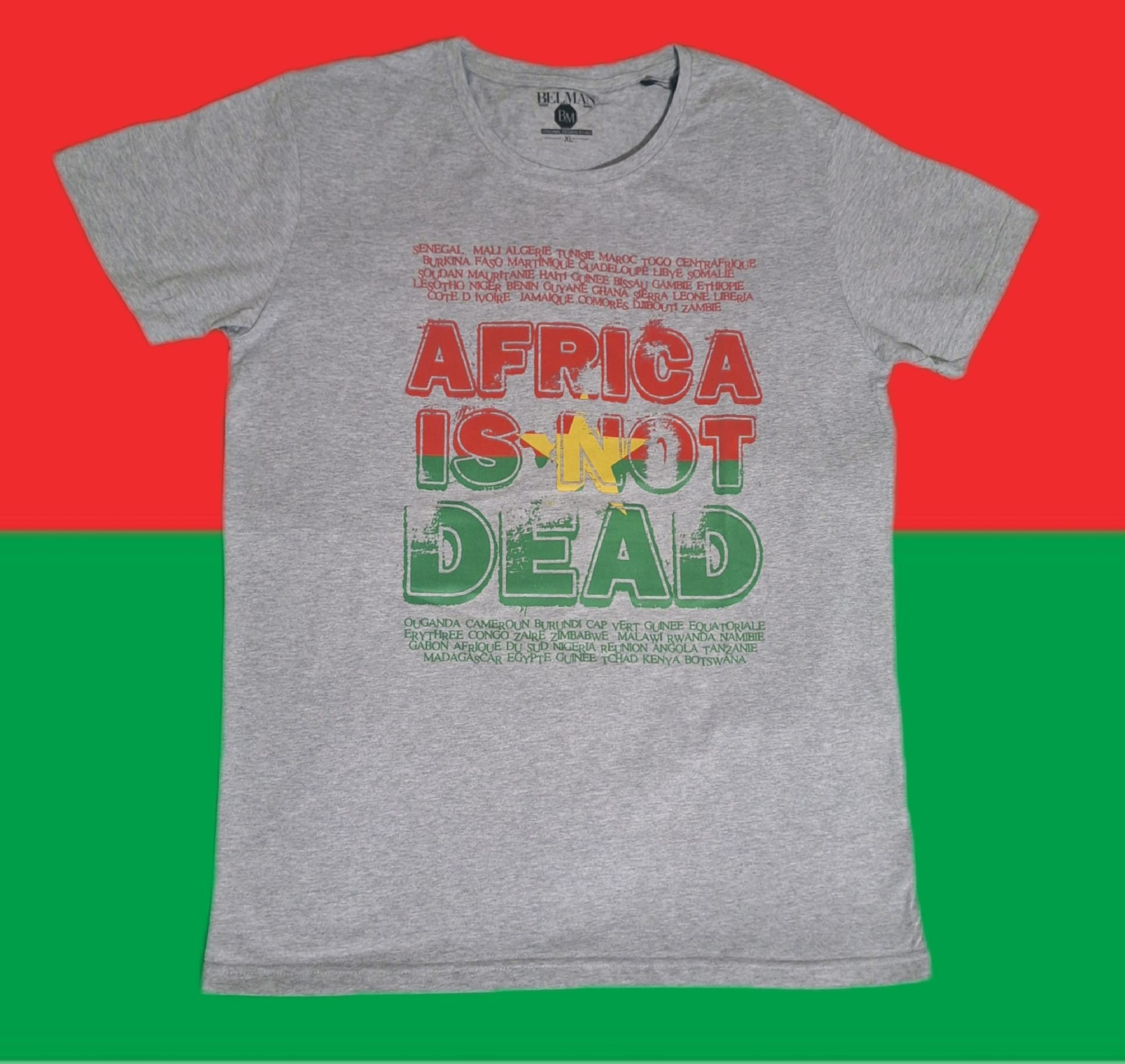 Africa Is Not Dead – T-Shirt Drapeau Burkina Faso