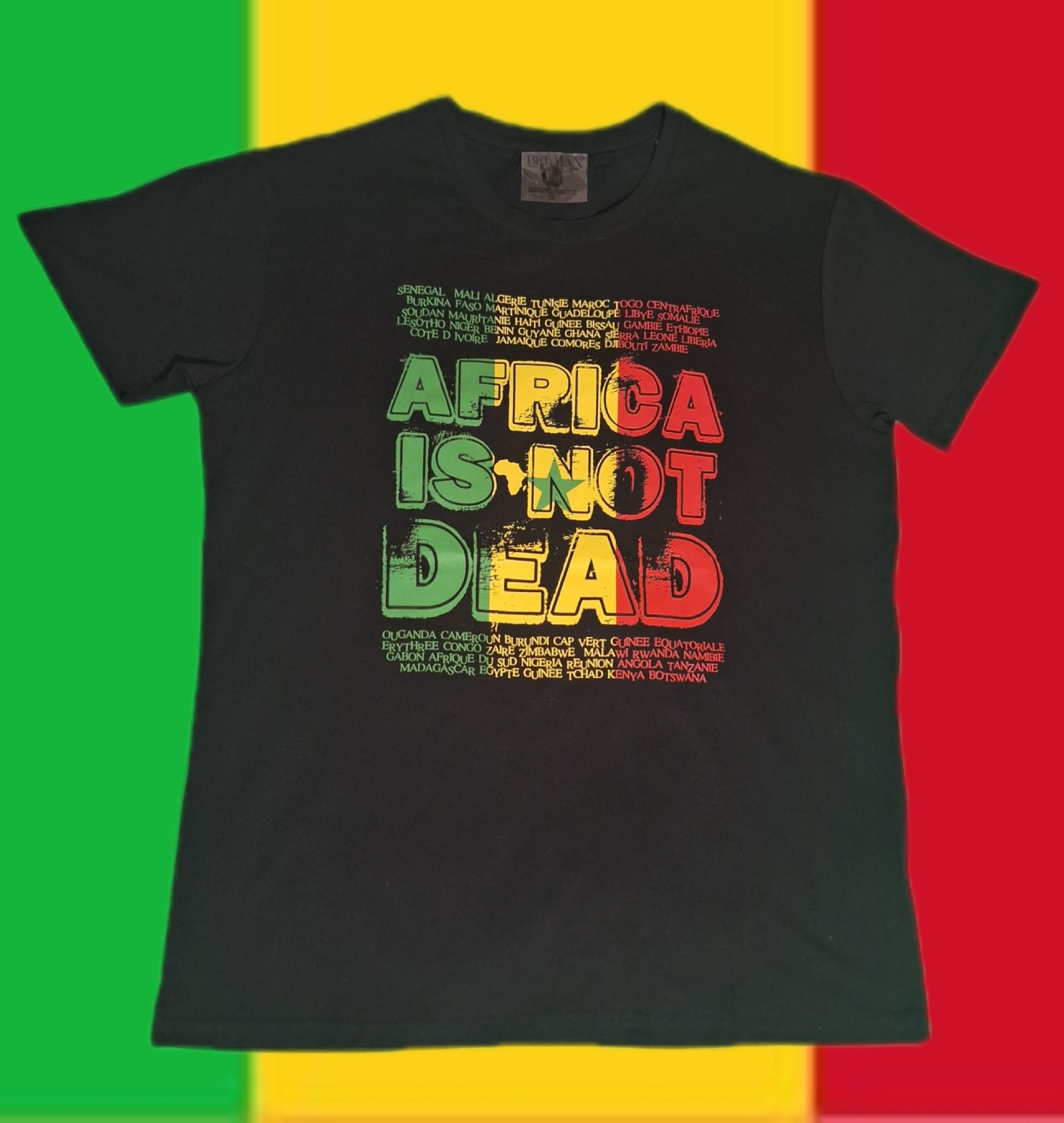 Africa Is Not Dead – T-Shirt Drapeau Sénégal