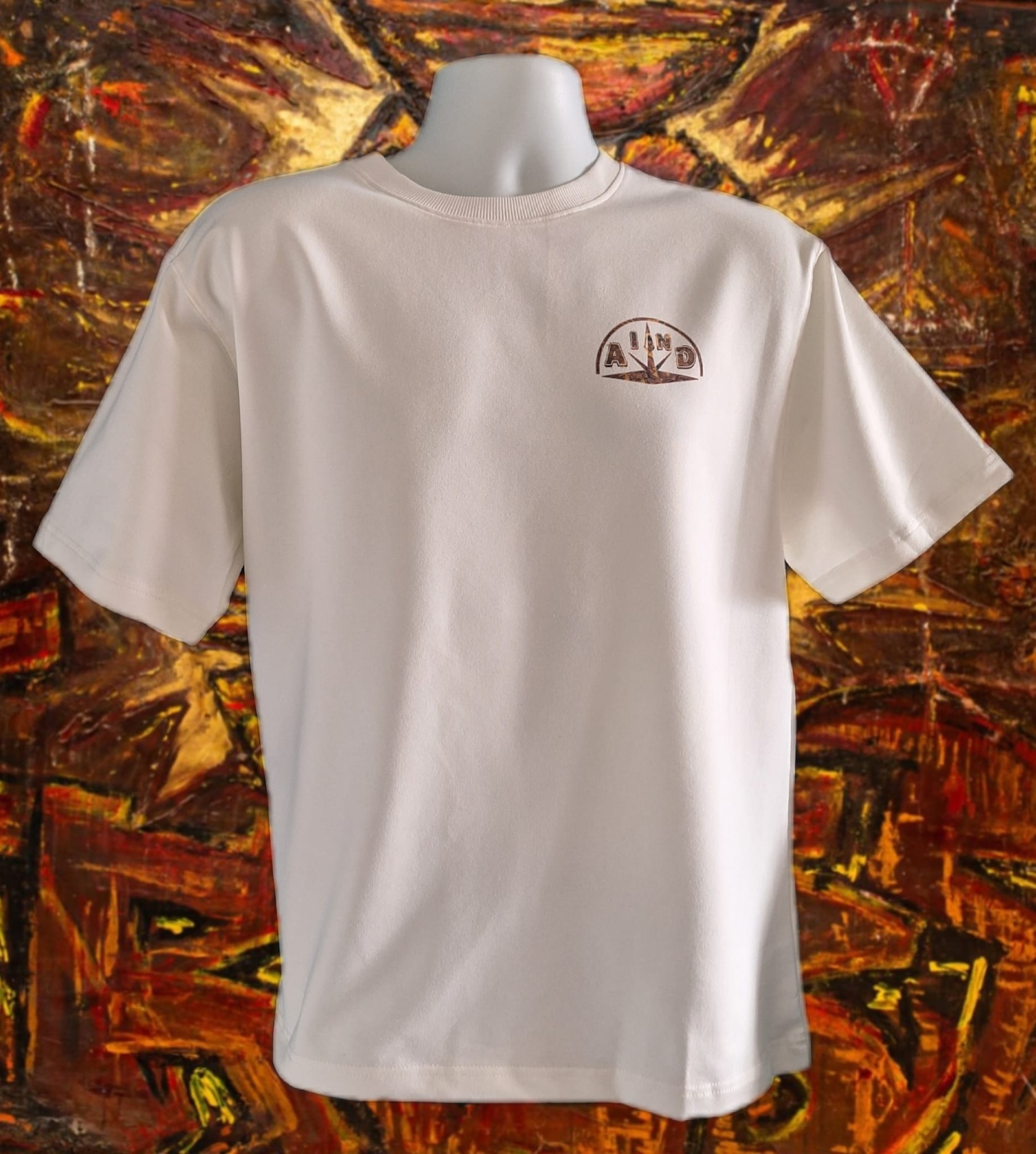 T-Shirt Oversize "modèle masque bois"