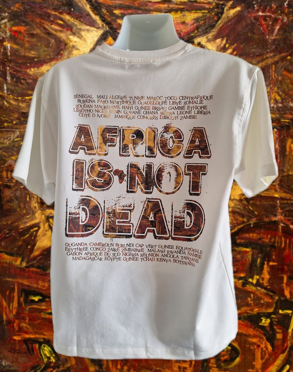 T-Shirt Oversize "modèle masque bois"