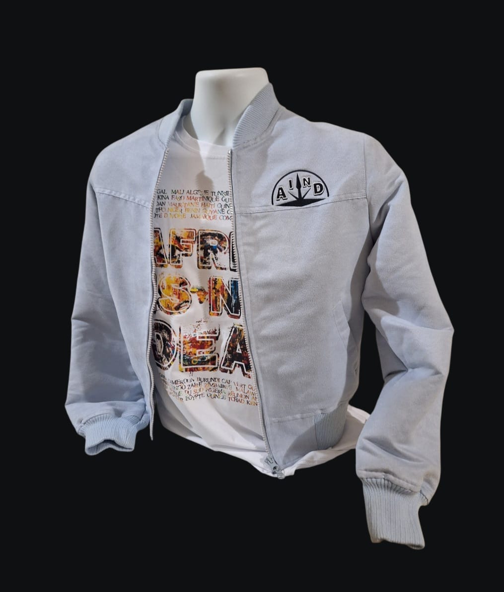 Veste Bomber "Africa Is Not Dead" — Modèle Unique